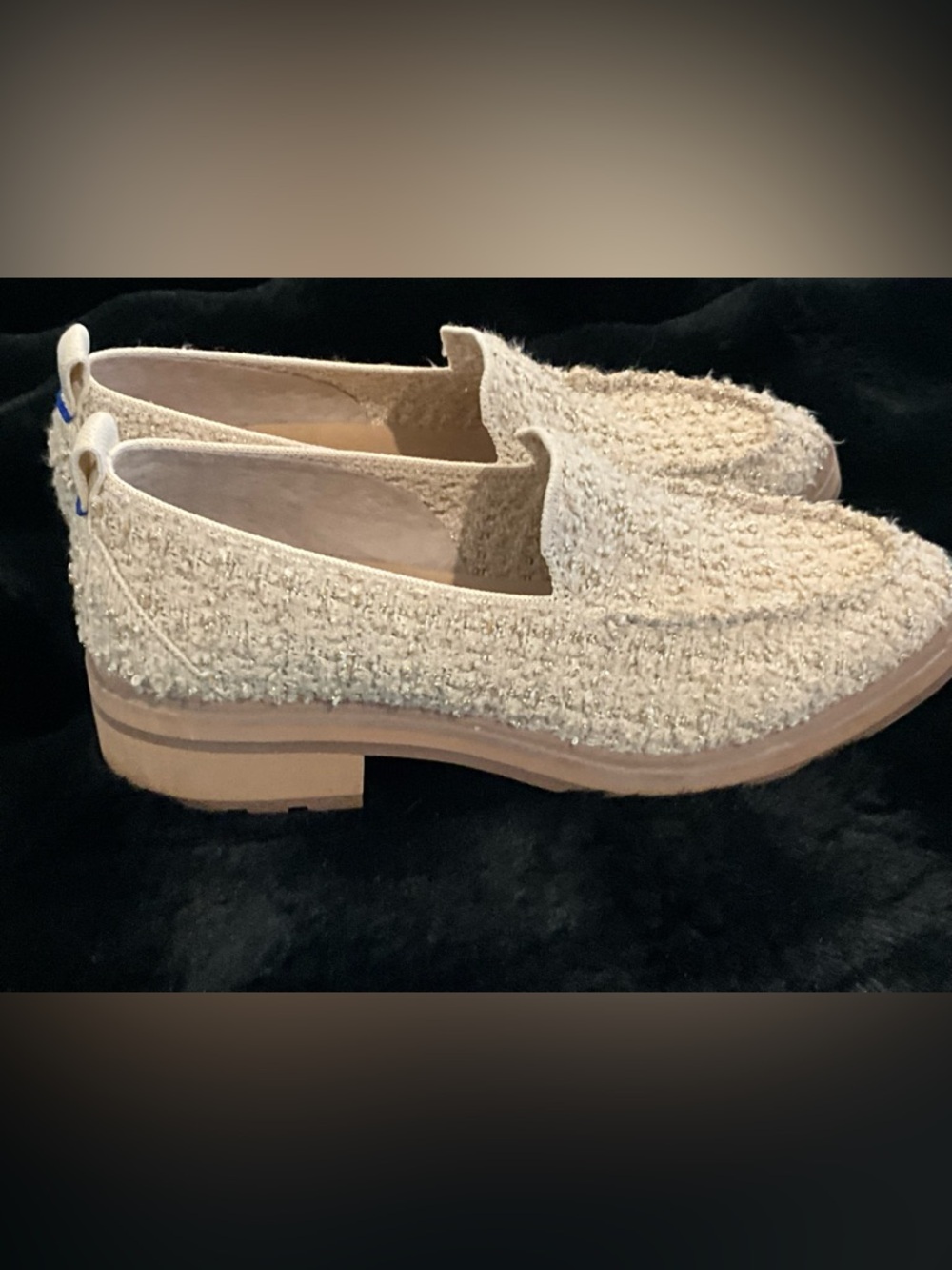 Rothy's Limited Edition Snowcap Lug Loafer Boucle - Picture 6 of 9